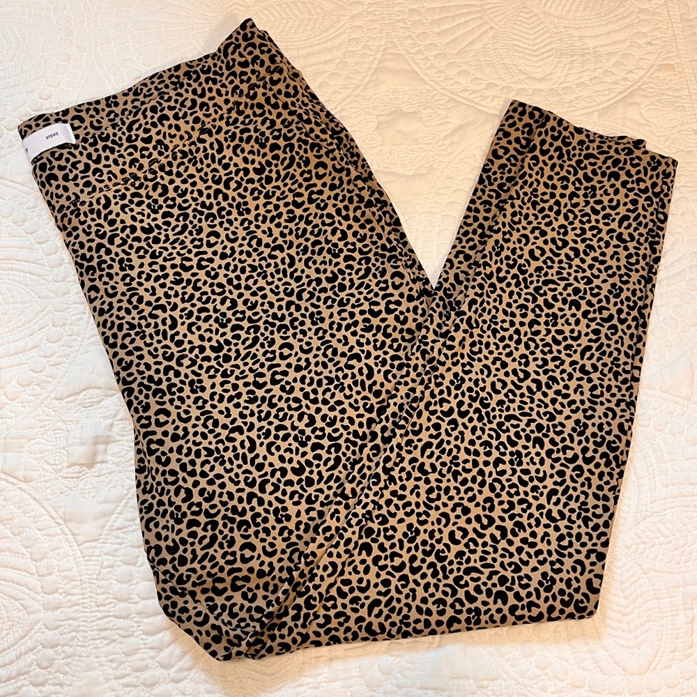 Old Navy Stevie Pant - XL - leopard print